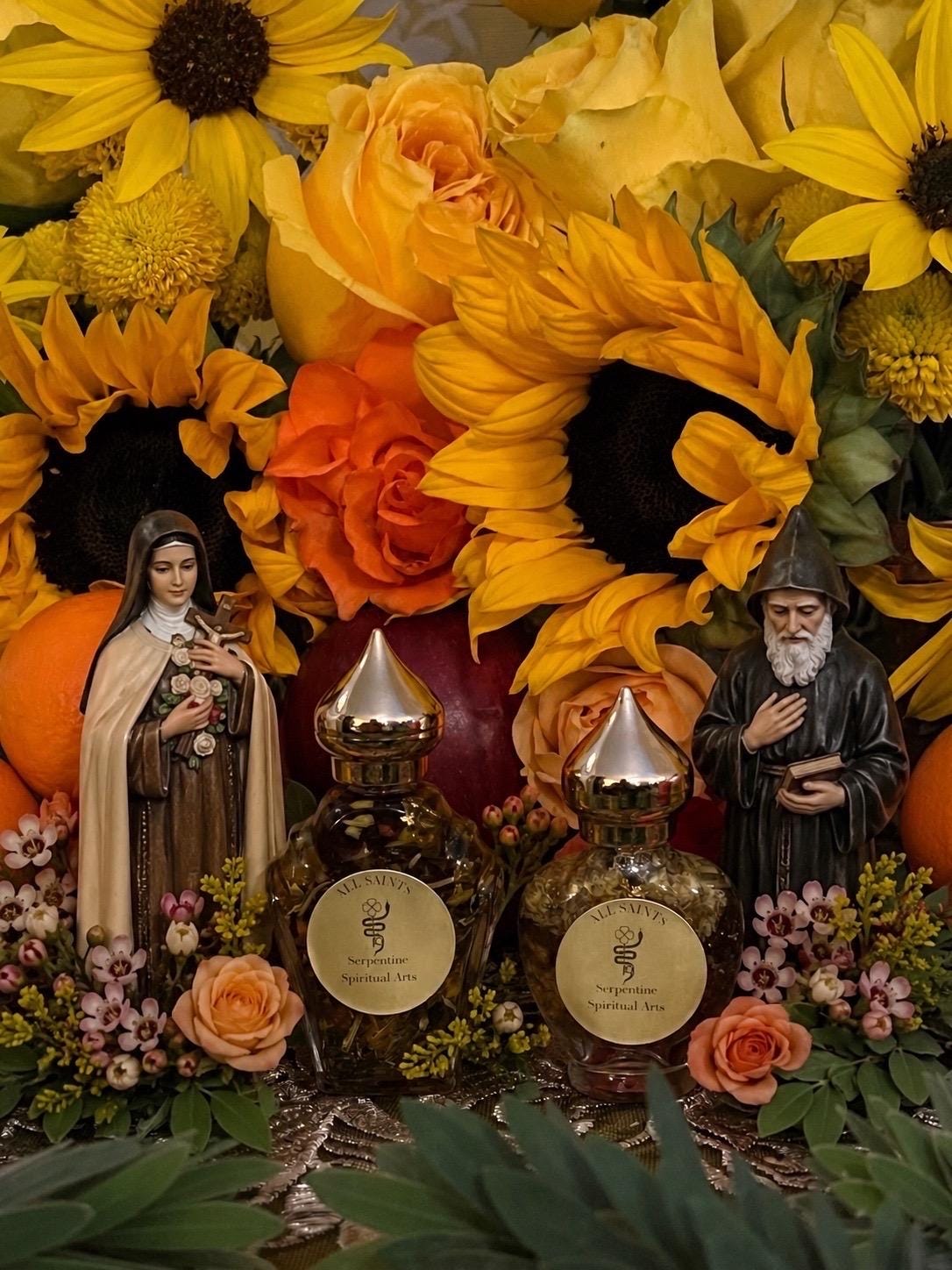 All Saints Oil + Blessings + Luck + Protection + Healing + Santos