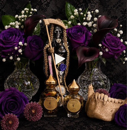 Santa Muerte Necromancy Oil + Los Muertos + Nigromancia