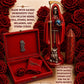 Santa Muerte Roja Carga + Love + Passion + Domination + Fertility + Money + Fixed Statue + Santisima Muerte