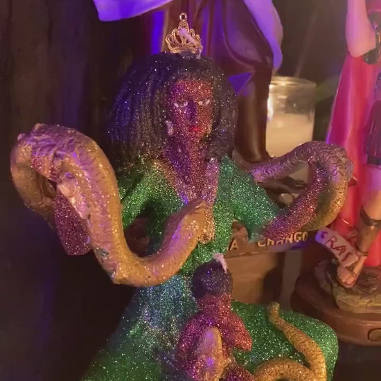 Filomena Lubana Figure Candle + Domination + Cleansed & Fixed + Santa Marta la Dominadora + Marta la Culebra + Saint Martha the Dominator