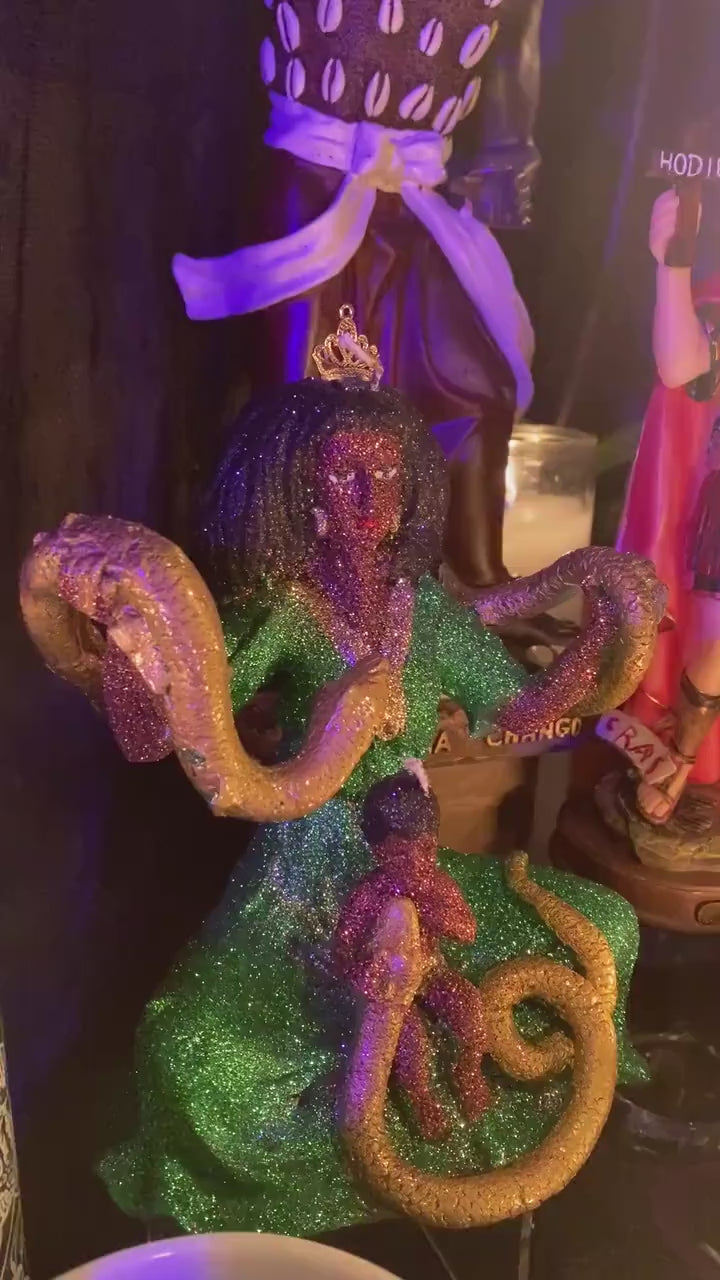 Filomena Lubana Figure Candle + Domination + Cleansed & Fixed + Santa Marta la Dominadora + Marta la Culebra + Saint Martha the Dominator