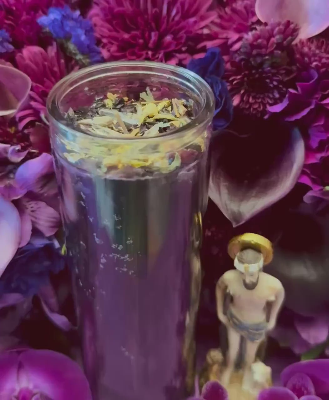 Saint Lazarus Vigil Candle + Healing + Fixed and Blessed + San Lazaro