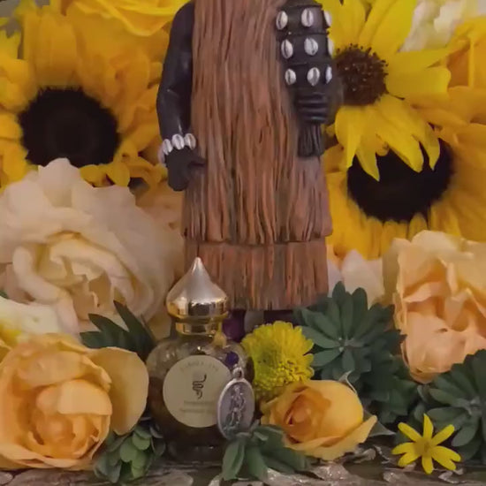 Babalú Ayé Oil + Saint Lazarus + 24K Gold + Obalúayé + San Lazaro + Healing + Health + Disease