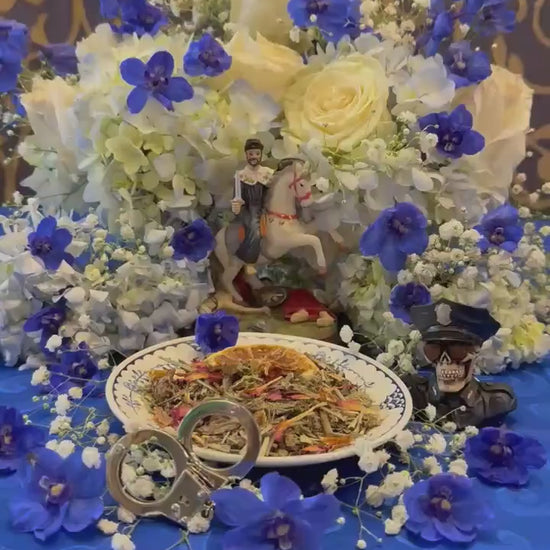 Ogou Balendyo Herbs + Protection + Healing + Discipline + Masculinity + Law Keep Away + Diplomacy + Wisdom + Ogun Balendjo + Blessed