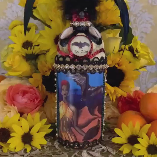 Oshun Ibu Kole Boutey + Bottle + Blessed + Made by Lukumi & Haitian Vodou Initiate + Spiritual Art + One of a Kind