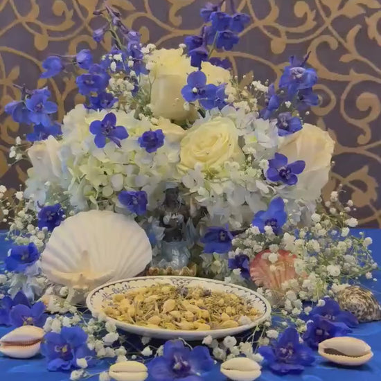 Yemaya Flower & Herb Blend + African Spirit of Family, Protection, Motherhood, and Prosperity + Orisha + Santeria + Ifa + Blessed