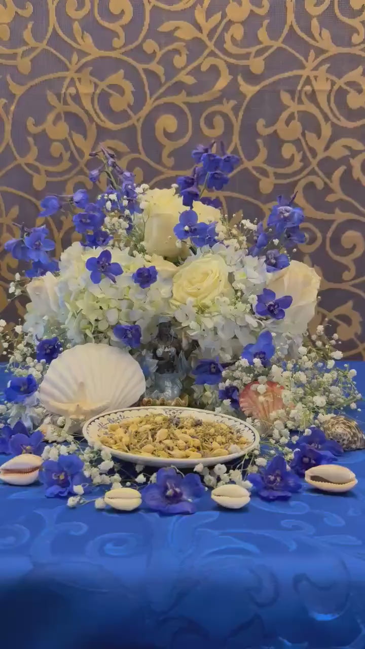 Yemaya Flower & Herb Blend + African Spirit of Family, Protection, Motherhood, and Prosperity + Orisha + Santeria + Ifa + Blessed