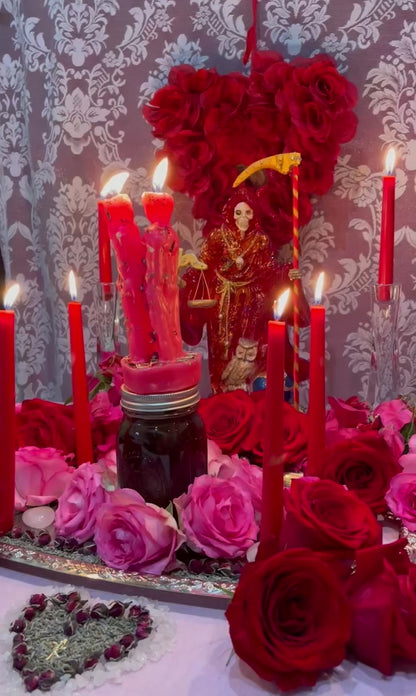 Pote de Mel da Santa Muerte + Trabalho de Adoçamento + Feitiço de Amor