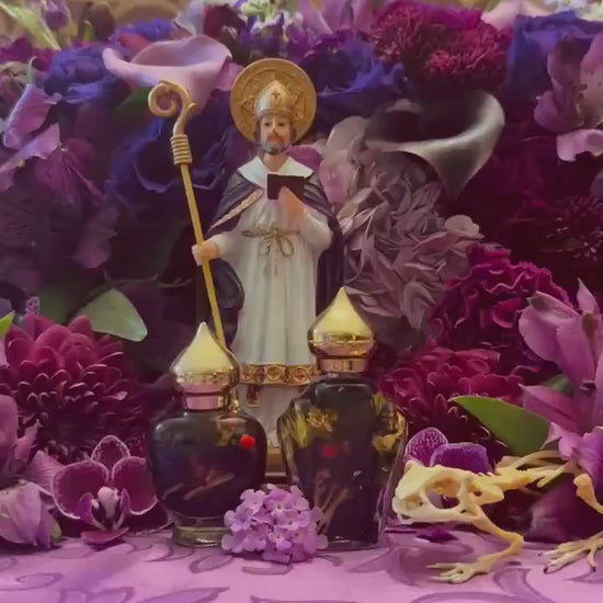 Saint Cyprian Oil + Necromancy + Witchcraft + Sorcery + Occult + Road Opening + Protection + Mastery + Domination + Healing + Spirit Control