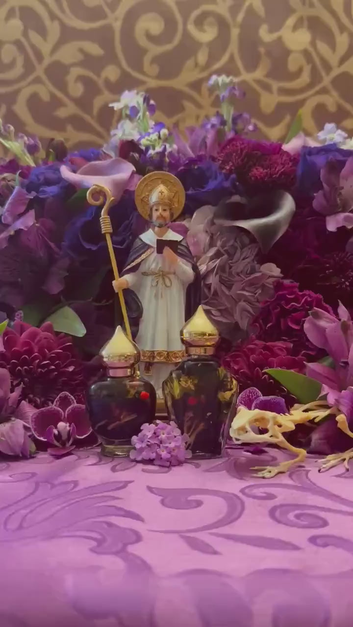 Saint Cyprian Oil + Necromancy + Witchcraft + Sorcery + Occult + Road Opening + Protection + Mastery + Domination + Healing + Spirit Control