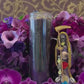Santa Muerte Morada Fixed Candle + Psychic + Divination + Healing + Spirituality