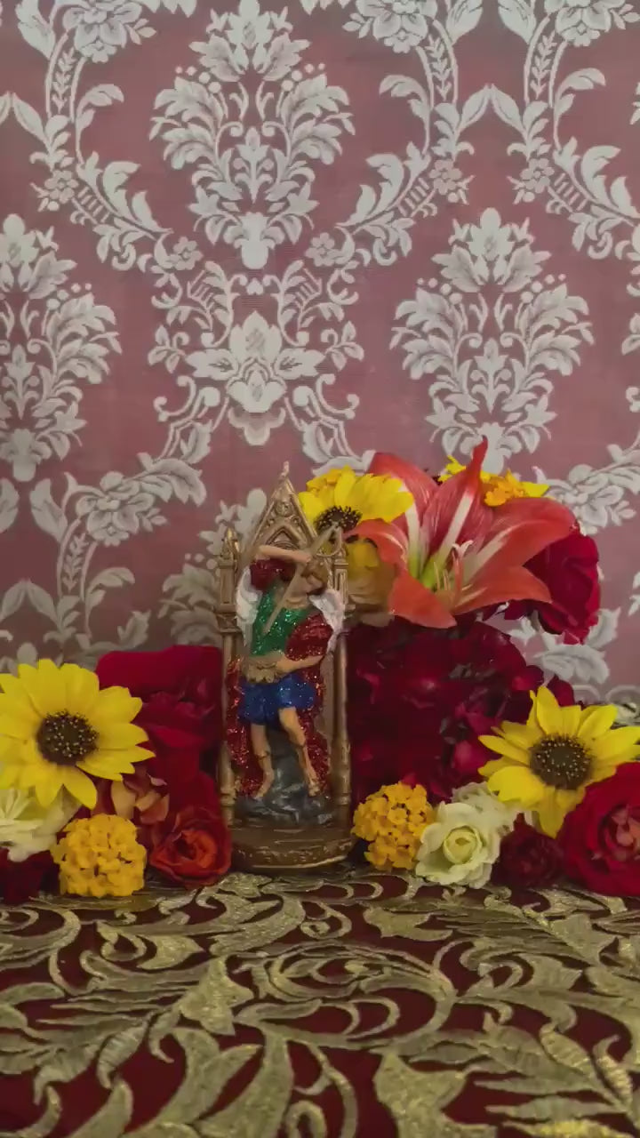 Archangel Michael Figure Candle + Protection + Healing + Enemies + Justice + Blessed + Fixed + San Miguel + Saint Michael
