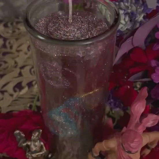 Oya Hand-Carved Candle + Sweep Away Negativity