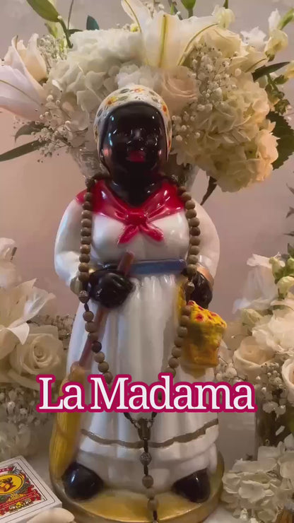 Óleo de La Madama + ouro 24K + abertura de caminhos + intuição + dinheiro + proteção + cura + bênção + adivinhação + sucesso