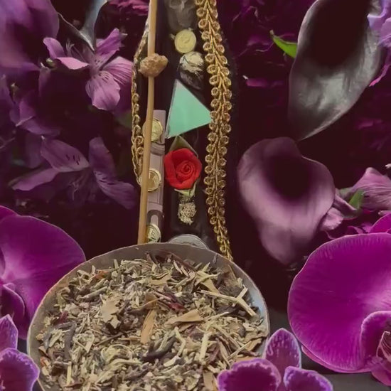 Santa Muerte Negra Herbs + Protection + Reverse Attacks + Hex + Remove Obstacles + Break Curses + Overcome Enemy + Destroy Evil + Necromancy