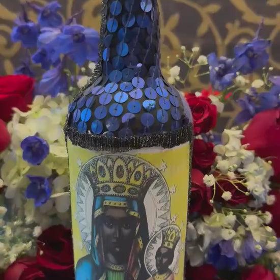 Erzulie Dantor Boutey + Protection + Justice + Domination + Product of Haiti + Spiritual Art + One of a Kind + Ezili Danto + Bottle
