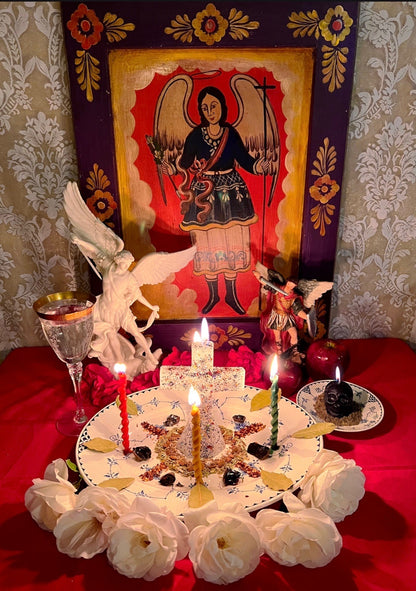 Trabalho da Parede Flamejante de Proteção + Arcanjo Miguel + São Miguel + San Miguel