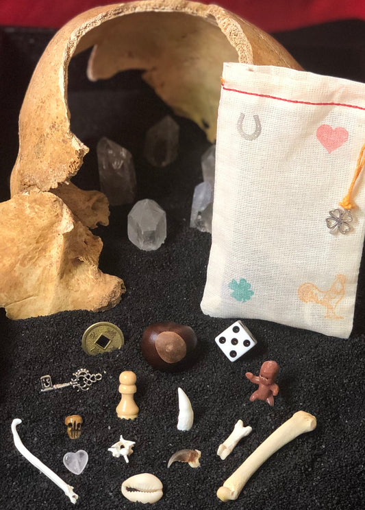Bone, Shell, and Trinket Divination Collection (15 Pieces)