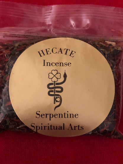 Conjunto de amostras de óleo, incenso e ervas para preparar velas de Hécate + Rainha das bruxas