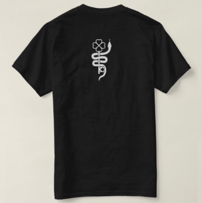 Camiseta SSA com hexagrama unicursal