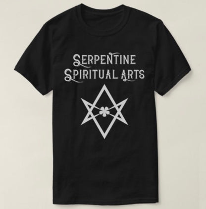 Camiseta SSA com hexagrama unicursal