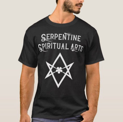 Camiseta SSA com hexagrama unicursal