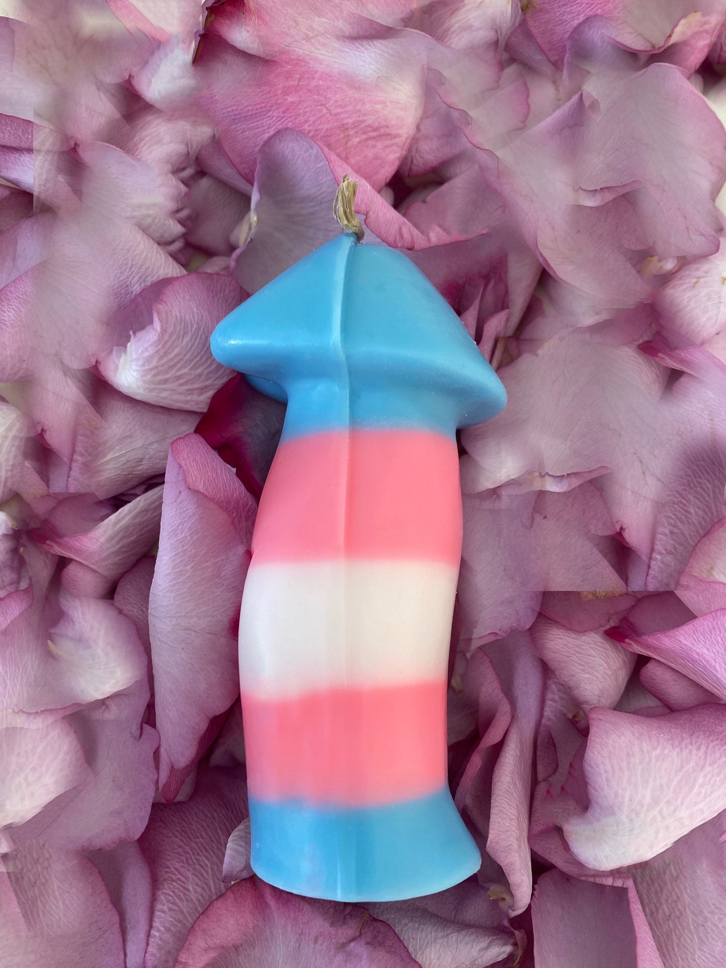 Transgender Pride Feminine Penis Candle
