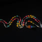 Santa Muerte Siete Colores Statue Rosary de Hilo + Handcrafted + Rosario