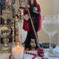 Santa Muerte Rosary Traditional Robes de Hilo + Traditional Colors + Three Robes + Handcrafted + Rosario