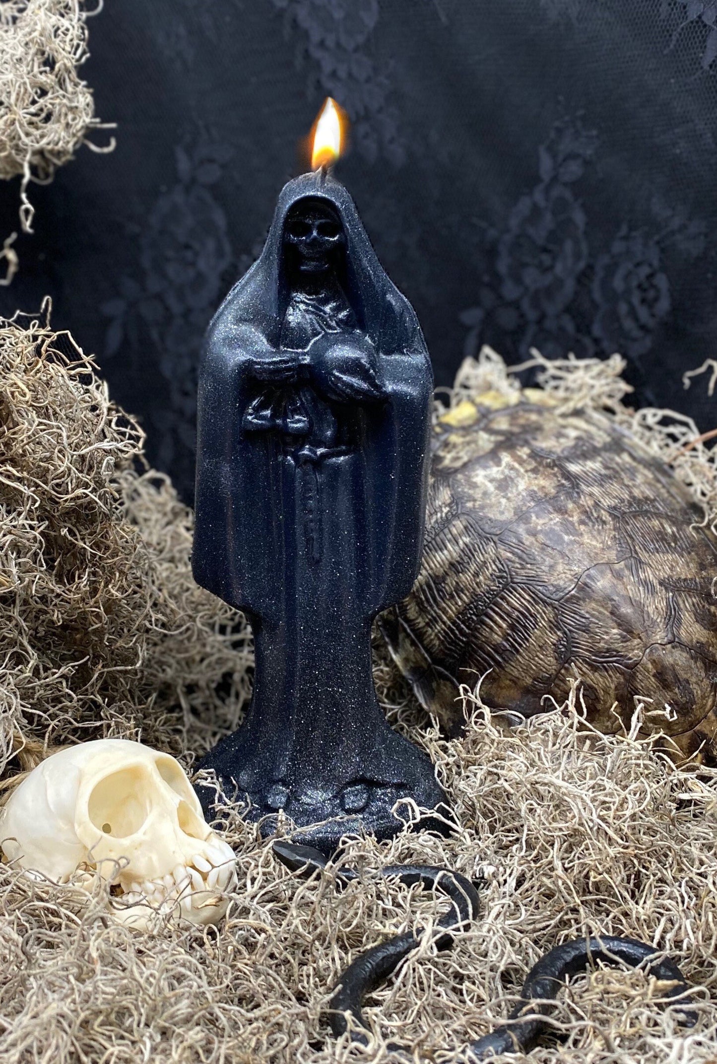 Santa Muerte Negra Ritual Set + Protection + Reversing
