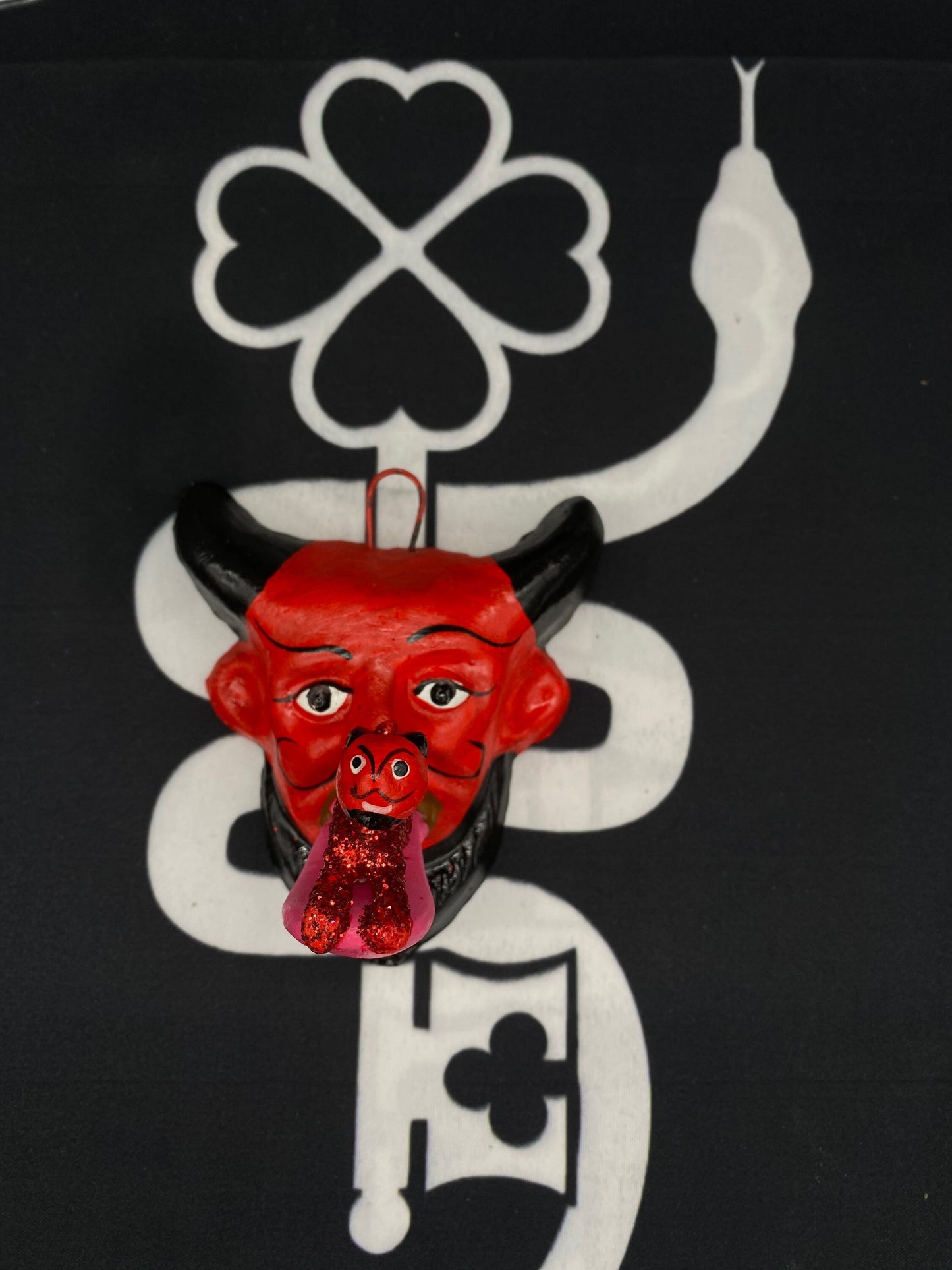Vintage Diablo / Devil Altar Mask + Handcrafted in Mexico