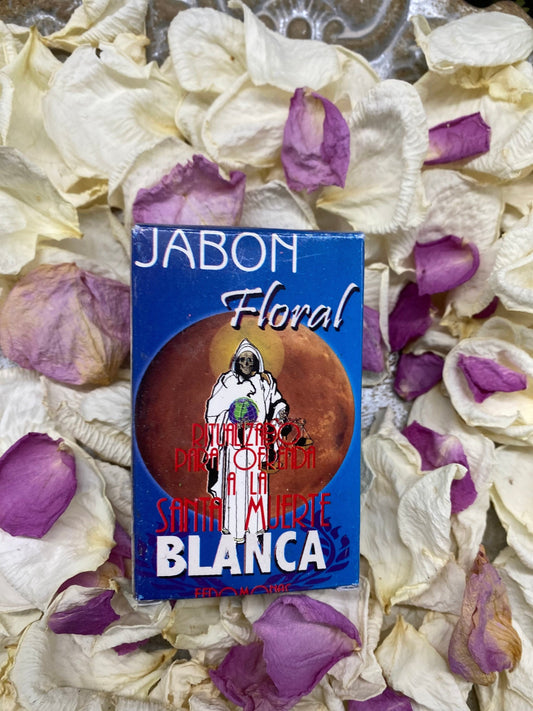 Santa Muerte Blanca Soap + Made in Mexico + Scented