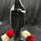 Santa Muerte Negra Candle + Protection + Binding + Reversing + 24K Gold