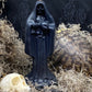 Santa Muerte Negra Candle + Protection + Binding + Reversing + 24K Gold