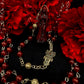 Santa Muerte Roja Rosary + Heart Beads + Blessed + Handcrafted + Rosario