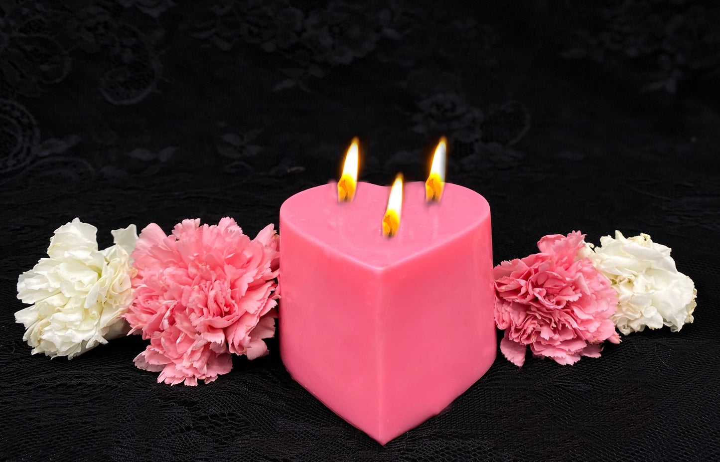 Heart Candle for Love and Friendship