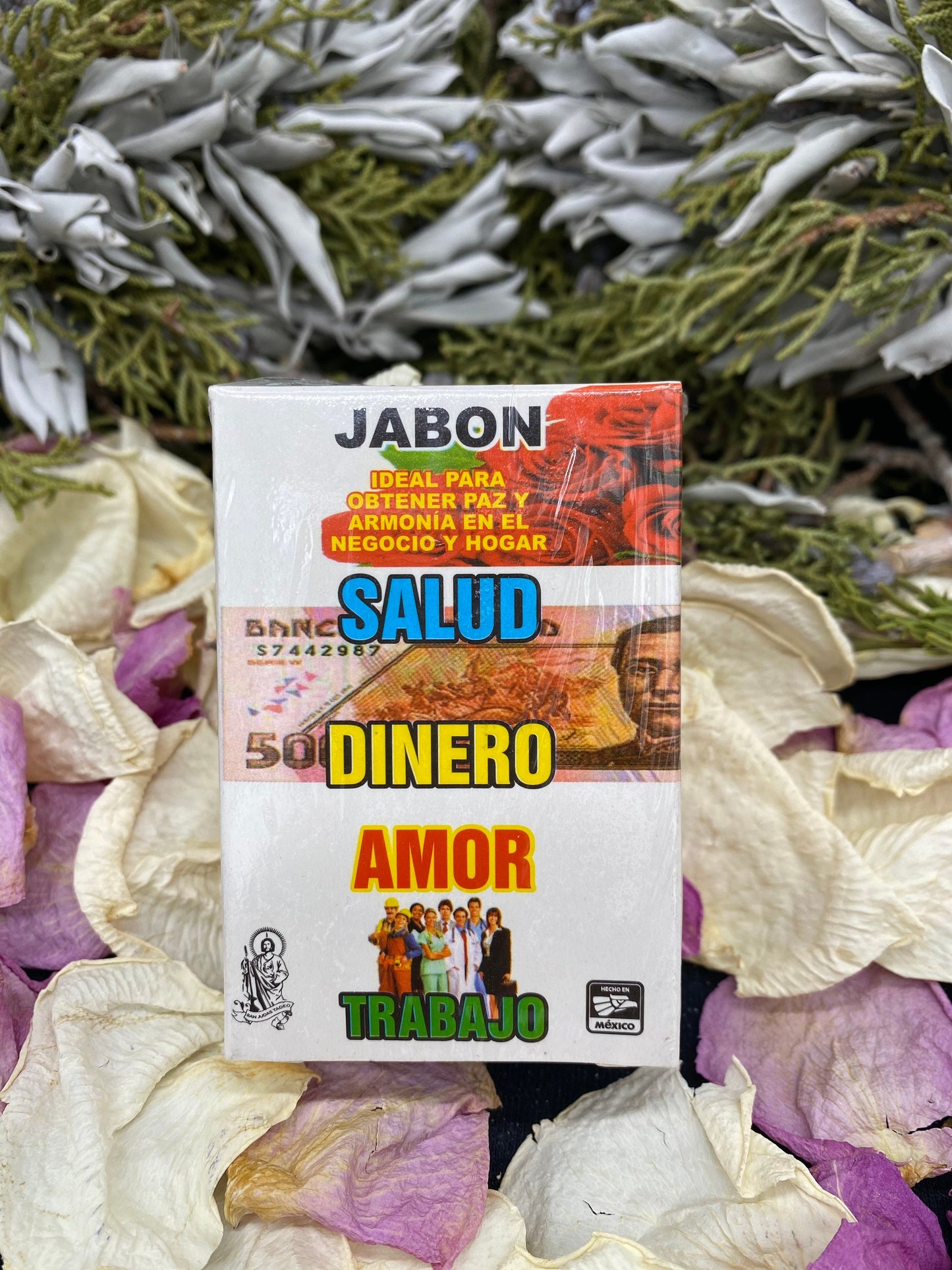 Santa Muerte Love, Money, & Health Soap + Made in Mexico + Scented