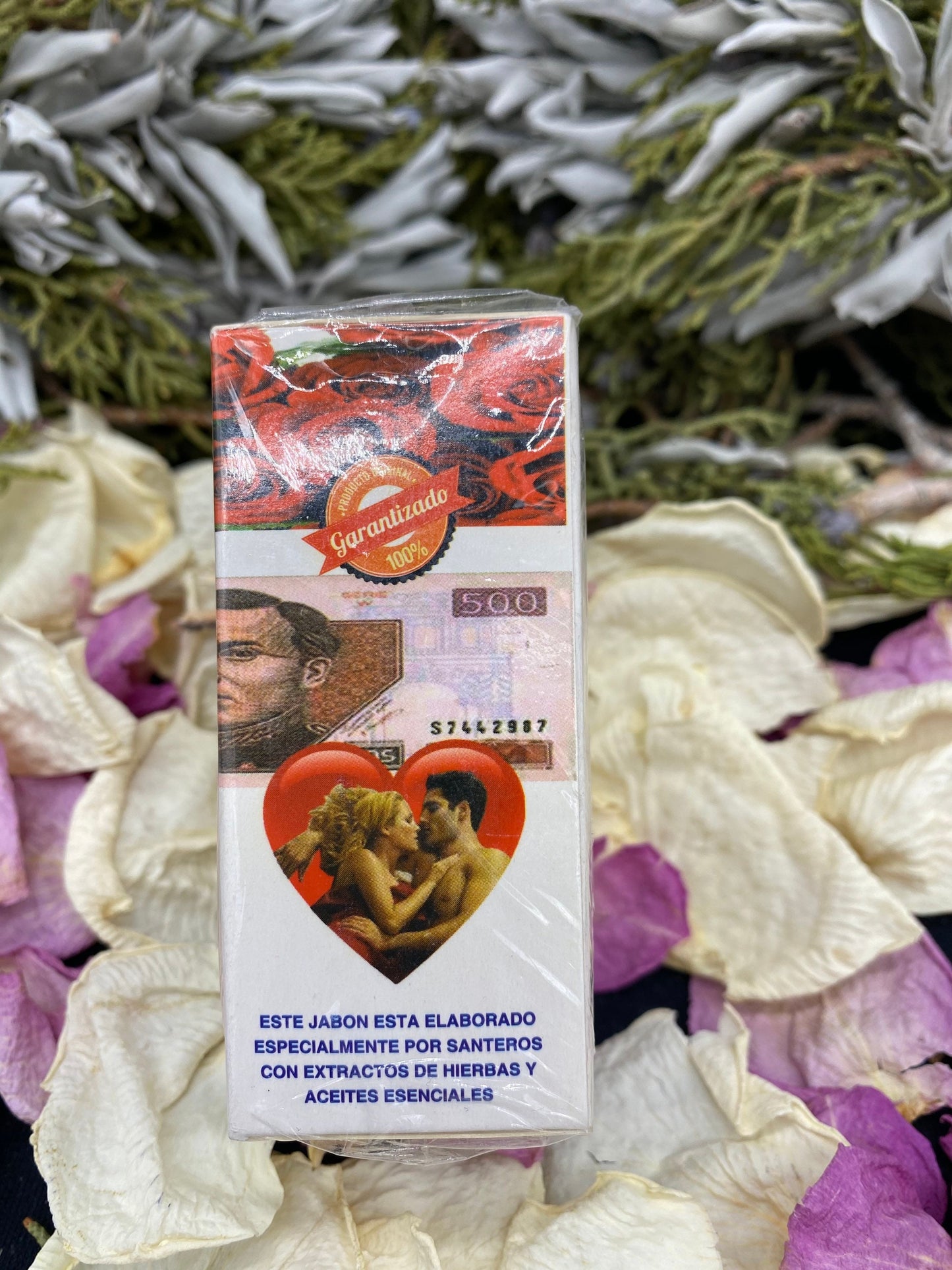 Santa Muerte Love, Money, & Health Soap + Made in Mexico + Scented