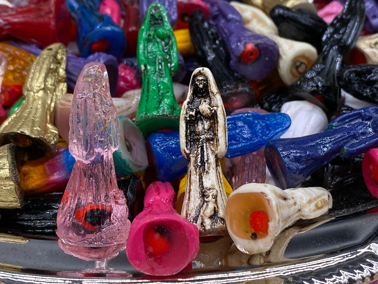 Santa Muerte Statuettes + Blessed + Fixed + Made in Mexico