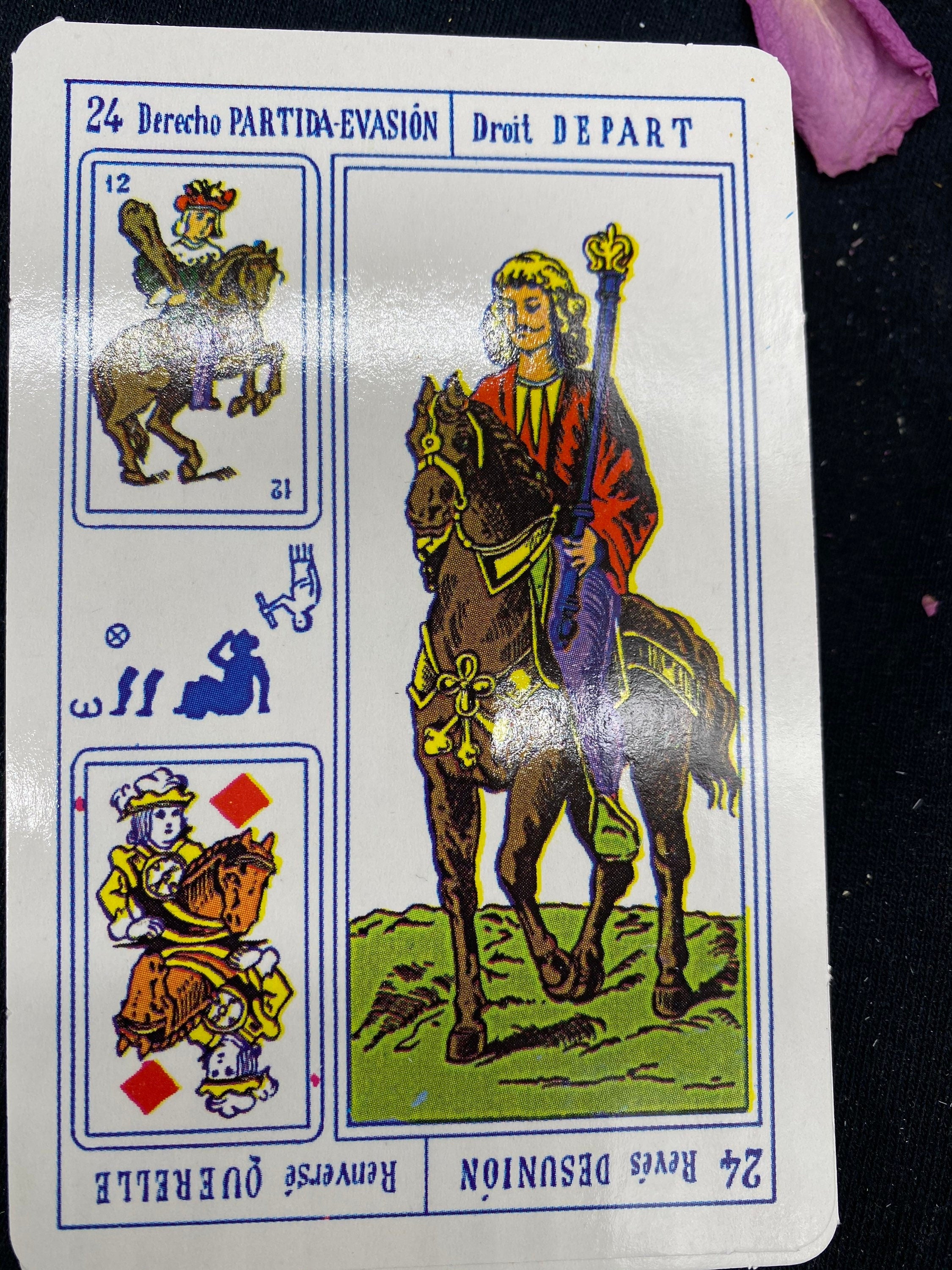 RARE Tarot Egipcio y Libro + El Supremo Arte de Echar las Cartas +