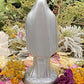 Santa Muerte Plata Candle + Blessed + Sterling Silver + Improve Finances + Gambling