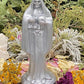 Santa Muerte Plata Candle + Blessed + Sterling Silver + Improve Finances + Gambling