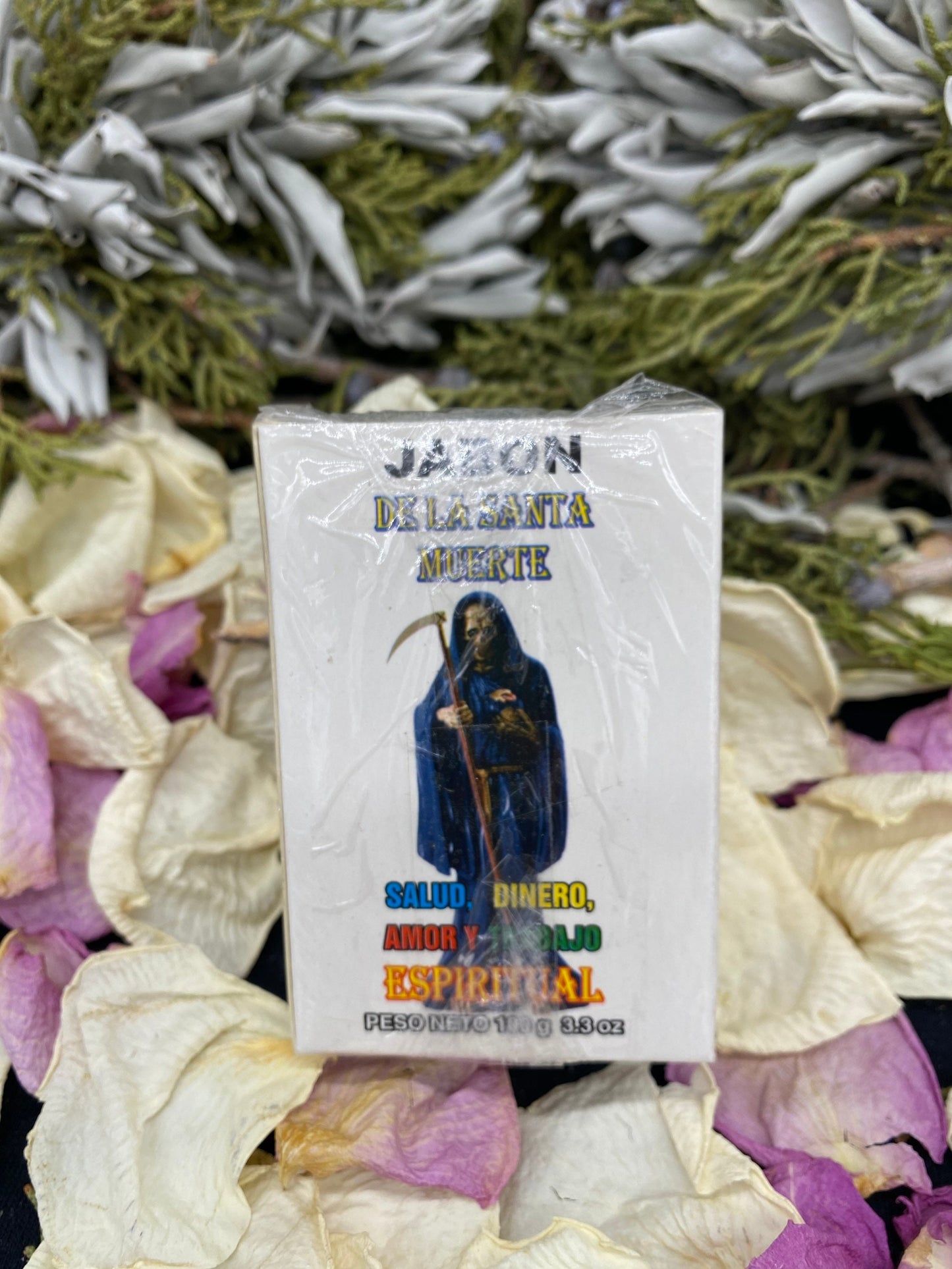 Santa Muerte Love, Money, & Health Soap + Made in Mexico + Scented