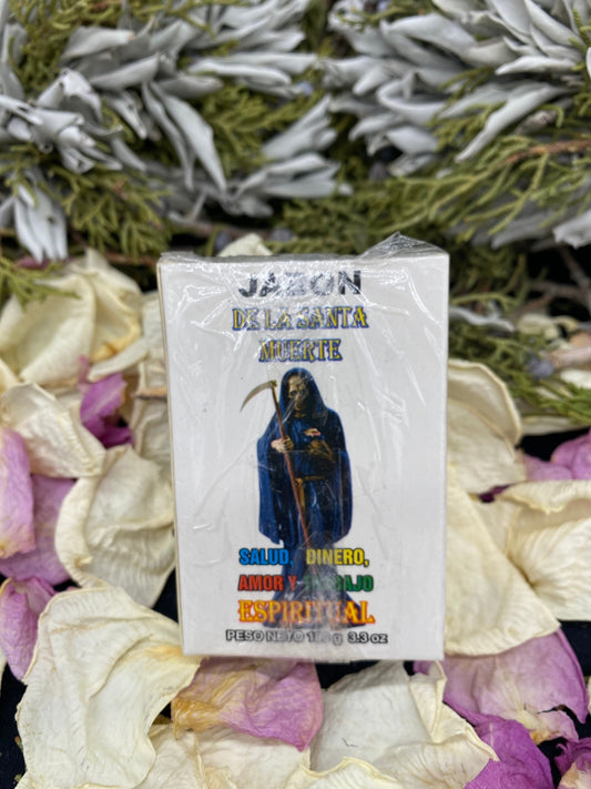 Santa Muerte Love, Money, & Health Soap + Made in Mexico + Scented