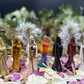Santa Muerte Statue with Scythe + Baptized + Fixed + Made in Mexico