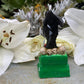 Santa Muerte Negra Statuette + Libros + Baptized + Blessed + Fixed + Made in Mexico