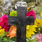 Santa Muerte Siete Colores Altar Cross 5” + Love + Made in Mexico