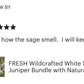 FRESH Wildcrafted White Sage Torch / Bundle with Natural Hemp Twine