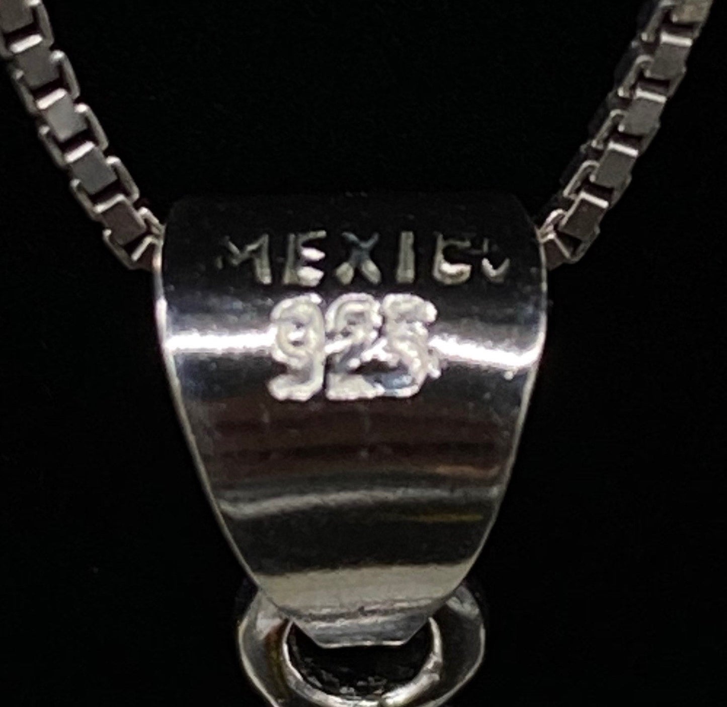 Santa Muerte Sterling Silver Pendant + Protection + Made in Mexico