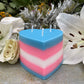 Transgender Pride Heart Candle